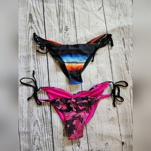 Palegic Bathing Suit Bikini Bottoms x 2 Size Large
